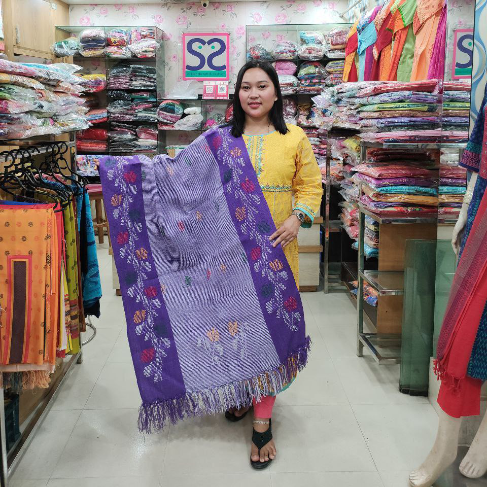 Lotapata Shawl by Waist Loom